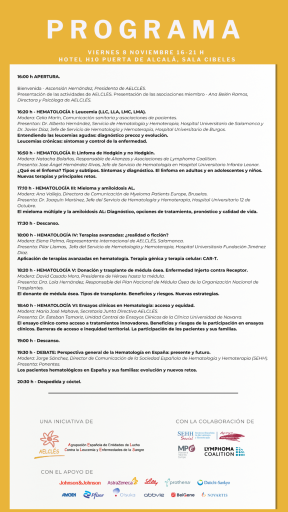 Agenda Viernes 8 de noviembre 2024